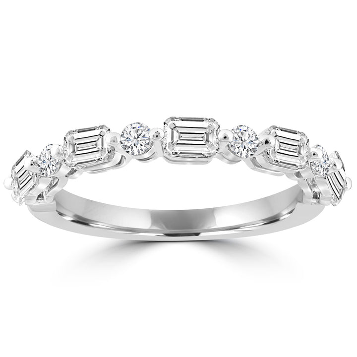 1.00ct Lab Grown Diamond Ring in 18K White Gold