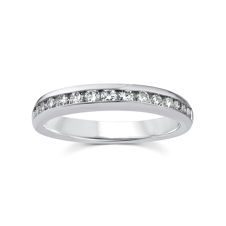 0.50ct Lab Grown Diamond Ring in 9K White Gold