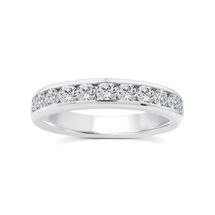 0.75ct Lab Grown Diamond Ring in 9K White Gold