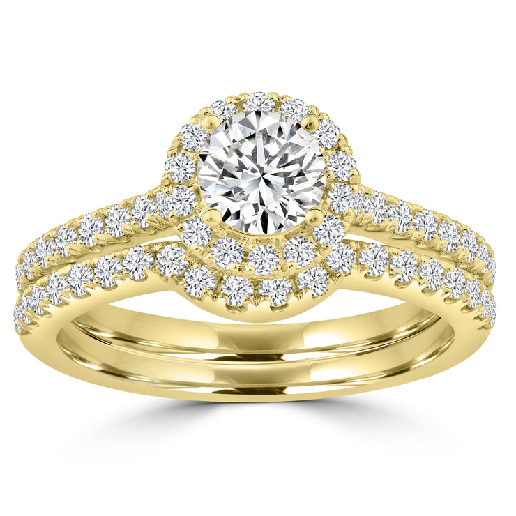 1.50ct Lab Grown Diamond Ring in 18K Yellow Gold