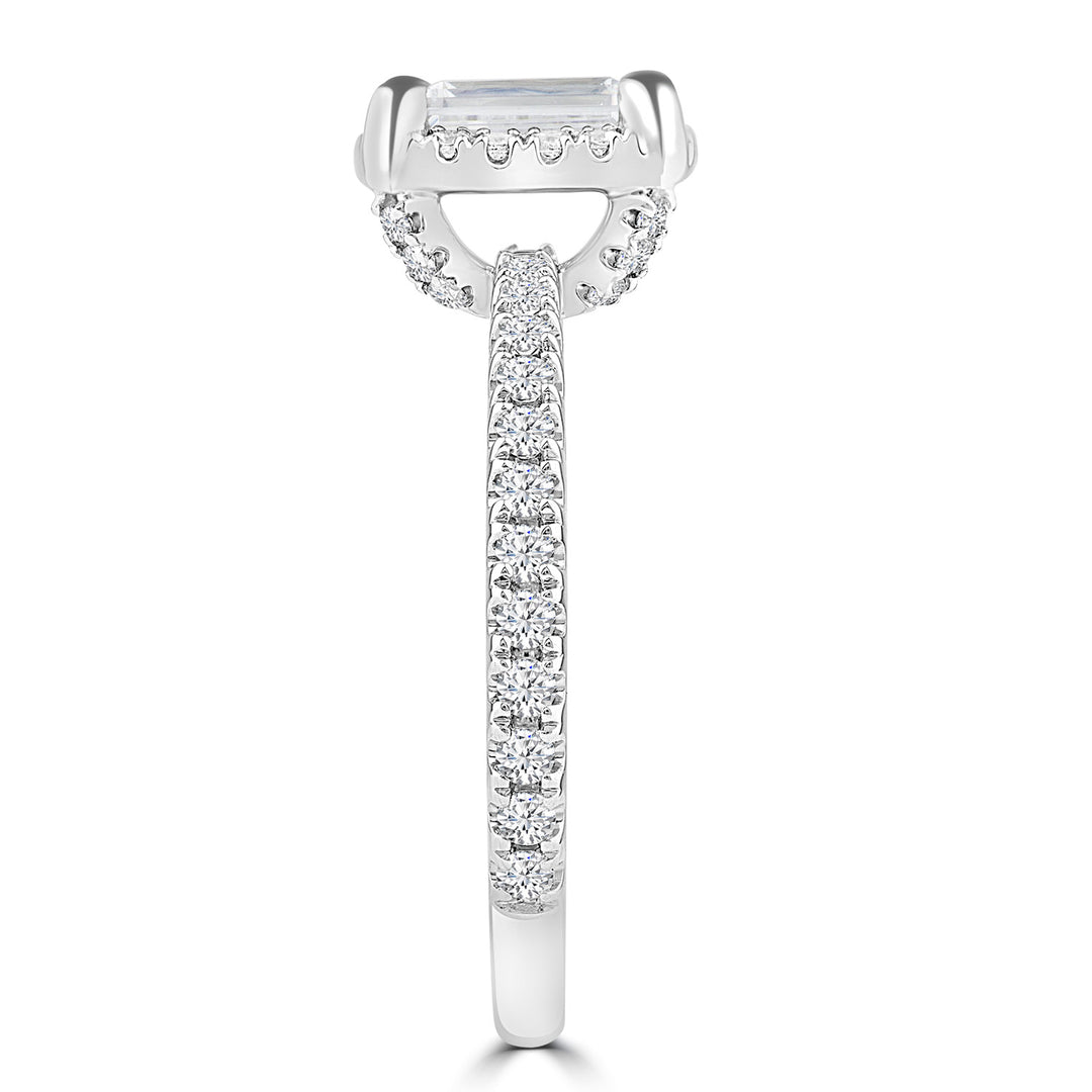 1.42ct Lab Grown Diamond Ring in 18K White Gold