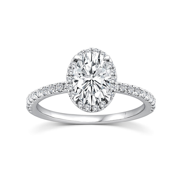 1.25ct Lab Grown Diamond Ring in 9K White Gold