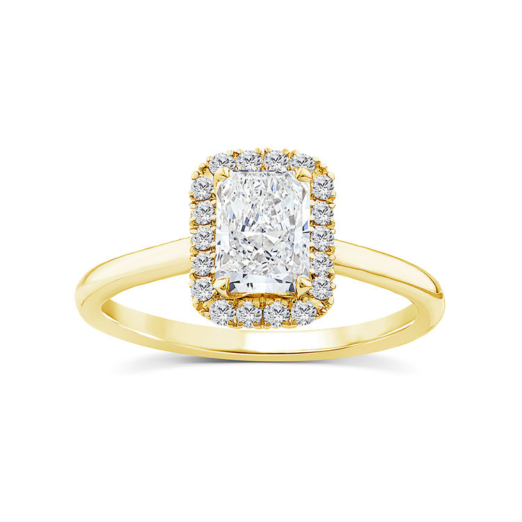 1.15ct Lab Grown Diamond Ring in 9K Yellow Gold