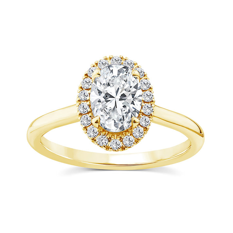 1.15ct Lab Grown Diamond Ring in 9K Yellow Gold