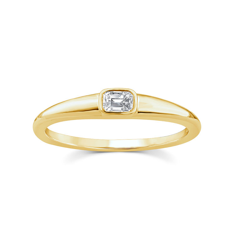 0.15ct Lab Grown Diamond Ring in 9K Yellow Gold