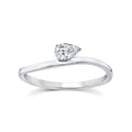 0.20ct Lab Grown Diamond Ring in 9K White Gold