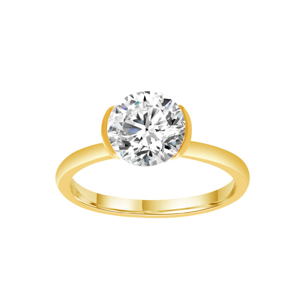 1.5ct Lab Grown Diamond Ring in 9K Yellow Gold | The Jewellery Boutique