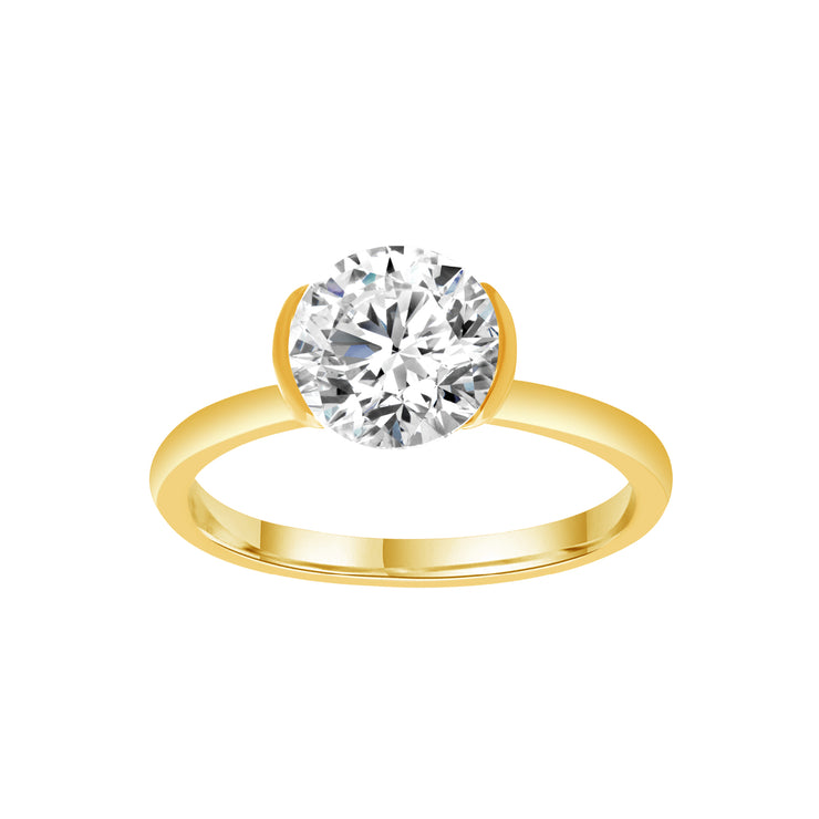 1.5ct Lab Grown Diamond Ring in 9K Yellow Gold | The Jewellery Boutique