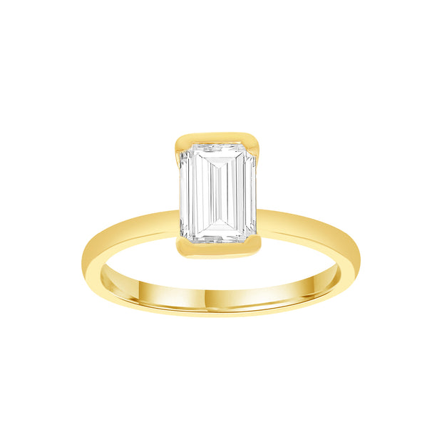 1.53ct Lab Grown Diamond Ring in 9K Yellow Gold | The Jewellery Boutique