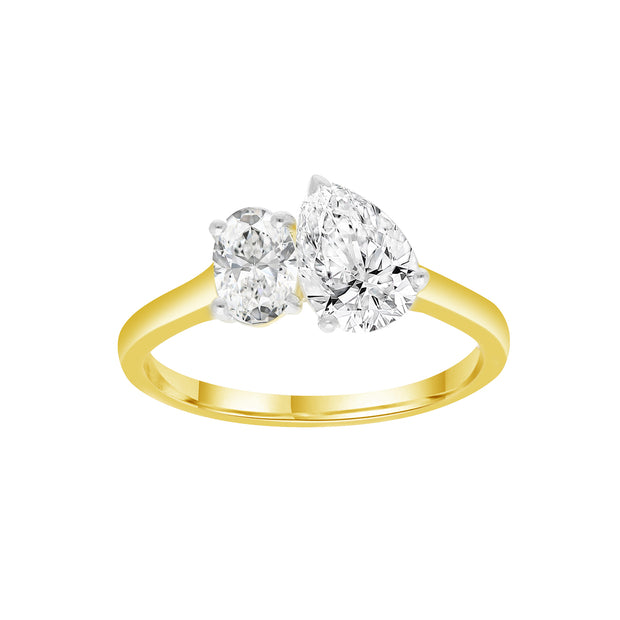 1.25ct Lab Grown Diamond Ring in 9K Yellow Gold | The Jewellery Boutique