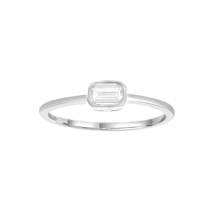 0.25ct Lab Grown Diamond Ring in 9K White Gold | The Jewellery Boutique