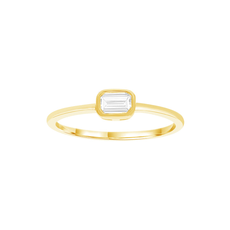 0.25ct Lab Grown Diamond Ring in 9K Yellow Gold | The Jewellery Boutique