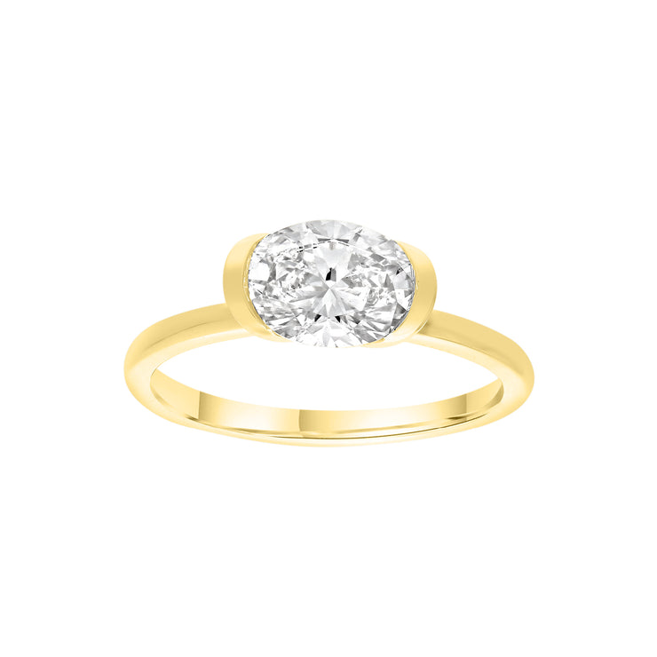 1.52ct Lab Grown Diamond Ring in 9K Yellow Gold | The Jewellery Boutique