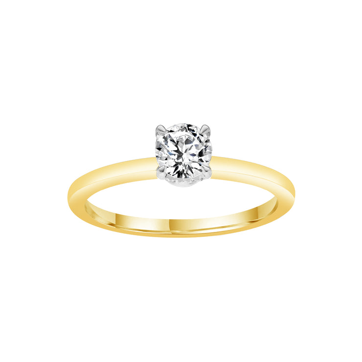 0.58ct Lab Grown Diamond Ring in 9K Yellow Gold | The Jewellery Boutique