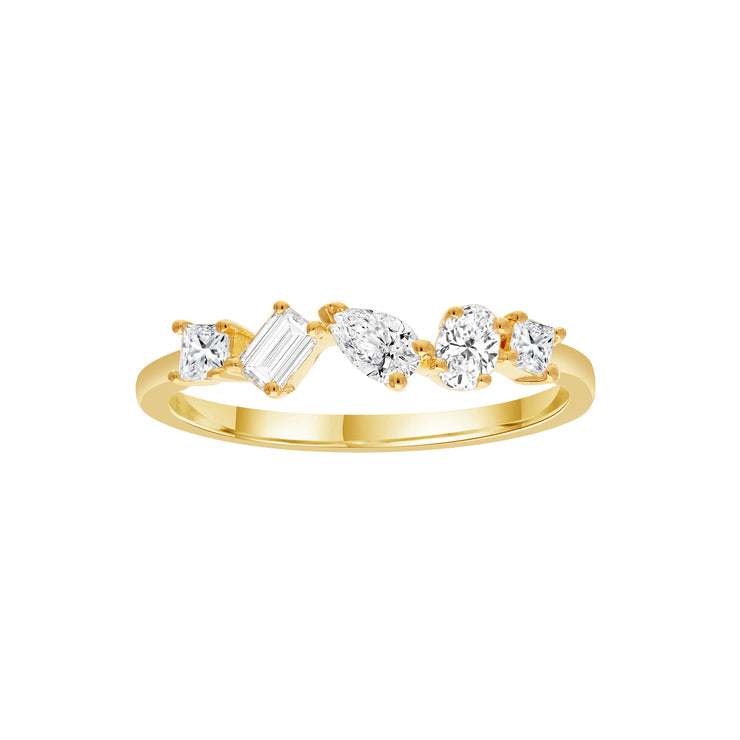 0.45ct Lab Grown Diamond Ring in 9K Yellow Gold | The Jewellery Boutique