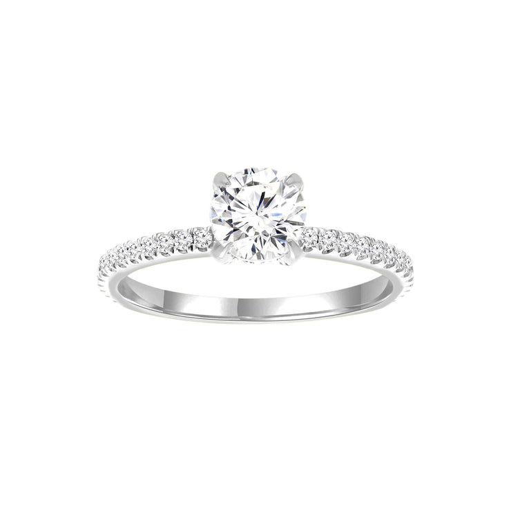 1.14ct Lab Grown Diamond Ring in 9K White Gold | The Jewellery Boutique