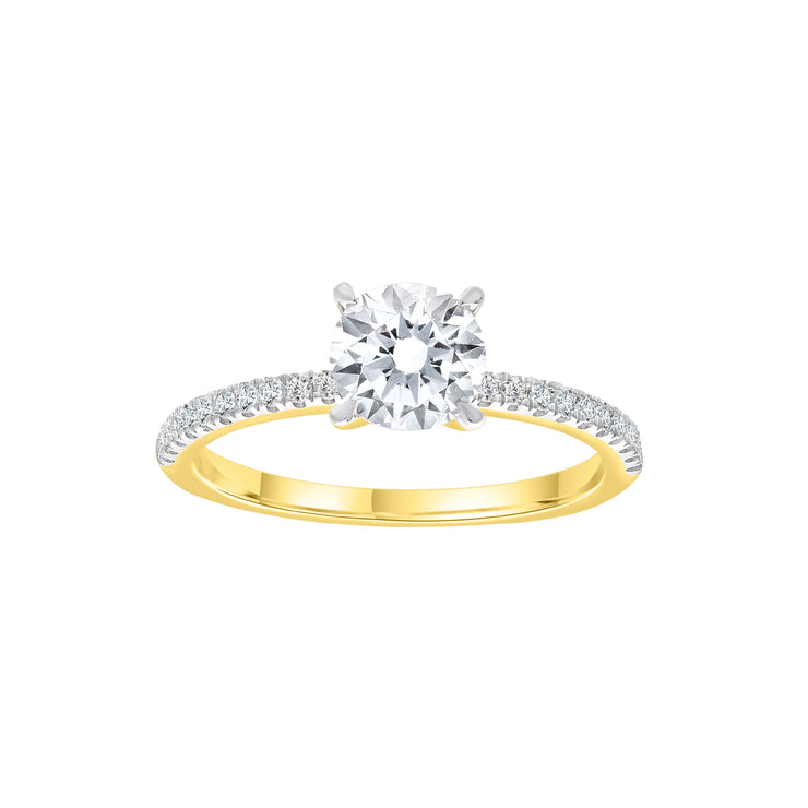 1.14ct Lab Grown Diamond Ring in 9K Yellow Gold | The Jewellery Boutique