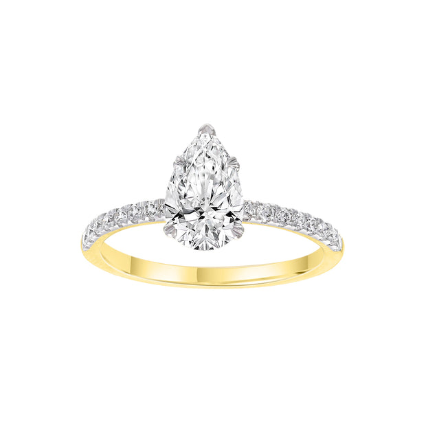 1.4ct Lab Grown Diamond Ring in 9K Yellow Gold | The Jewellery Boutique