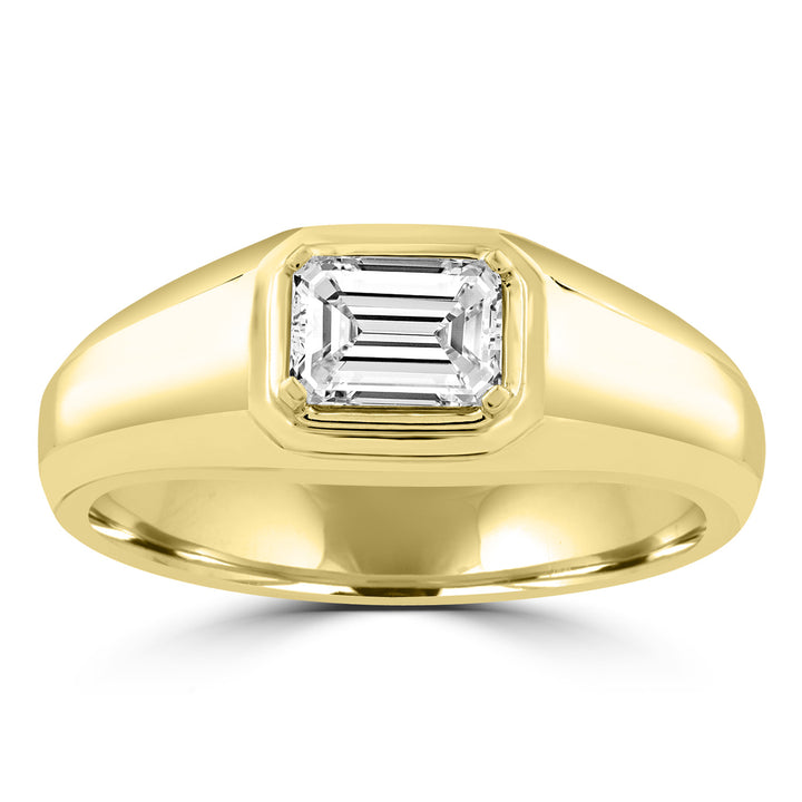 1.00ct Lab Grown Diamond Ring in 18K Yellow Gold