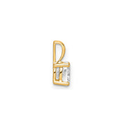 0.50ct Lab Grown Diamond Pendant in 9K Yellow Gold | The Jewellery Boutique