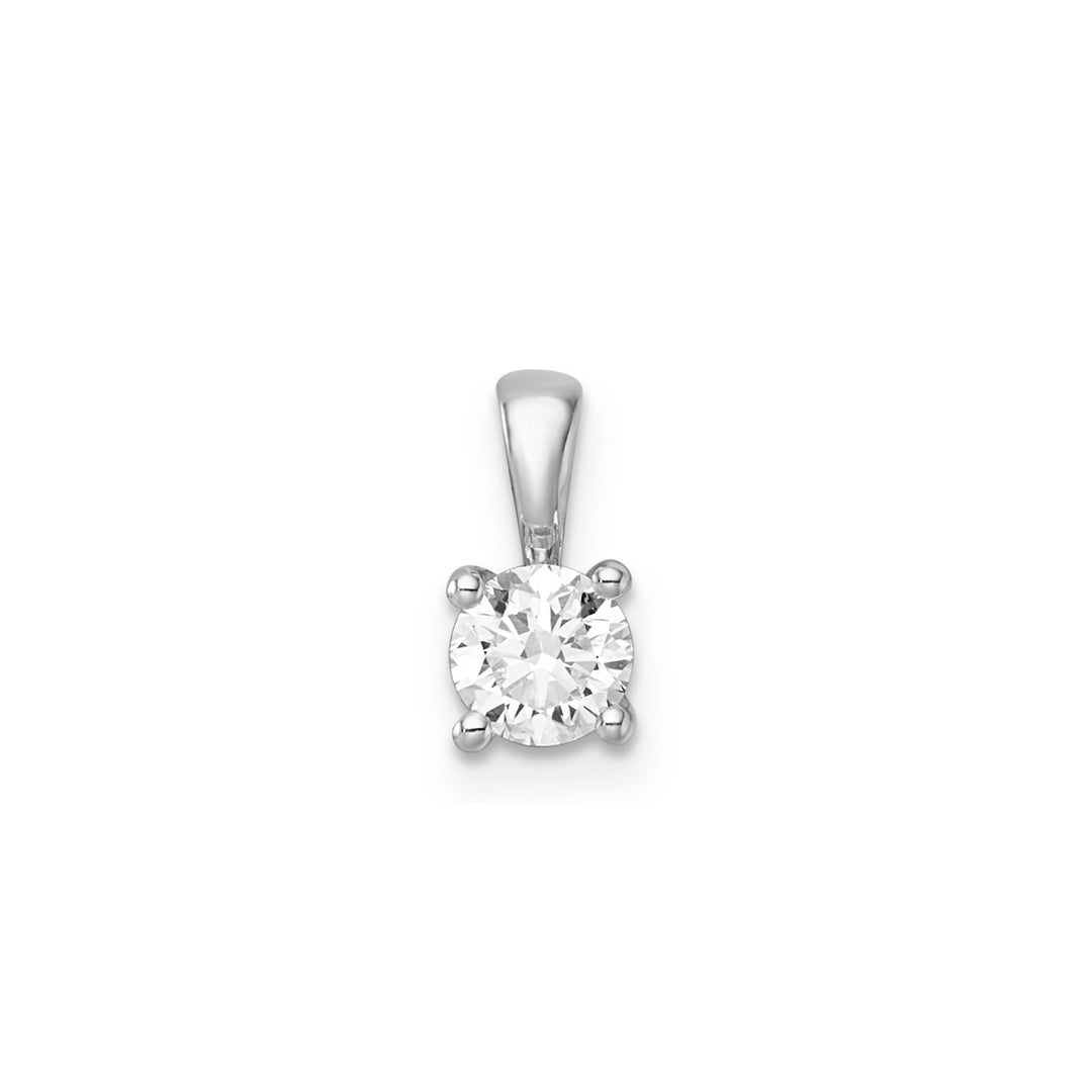 0.50ct Lab Grown Diamond Pendant in 9K White Gold | The Jewellery Boutique