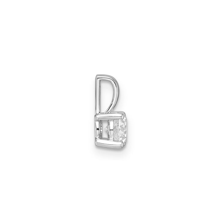 0.50ct Lab Grown Diamond Pendant in 9K White Gold | The Jewellery Boutique