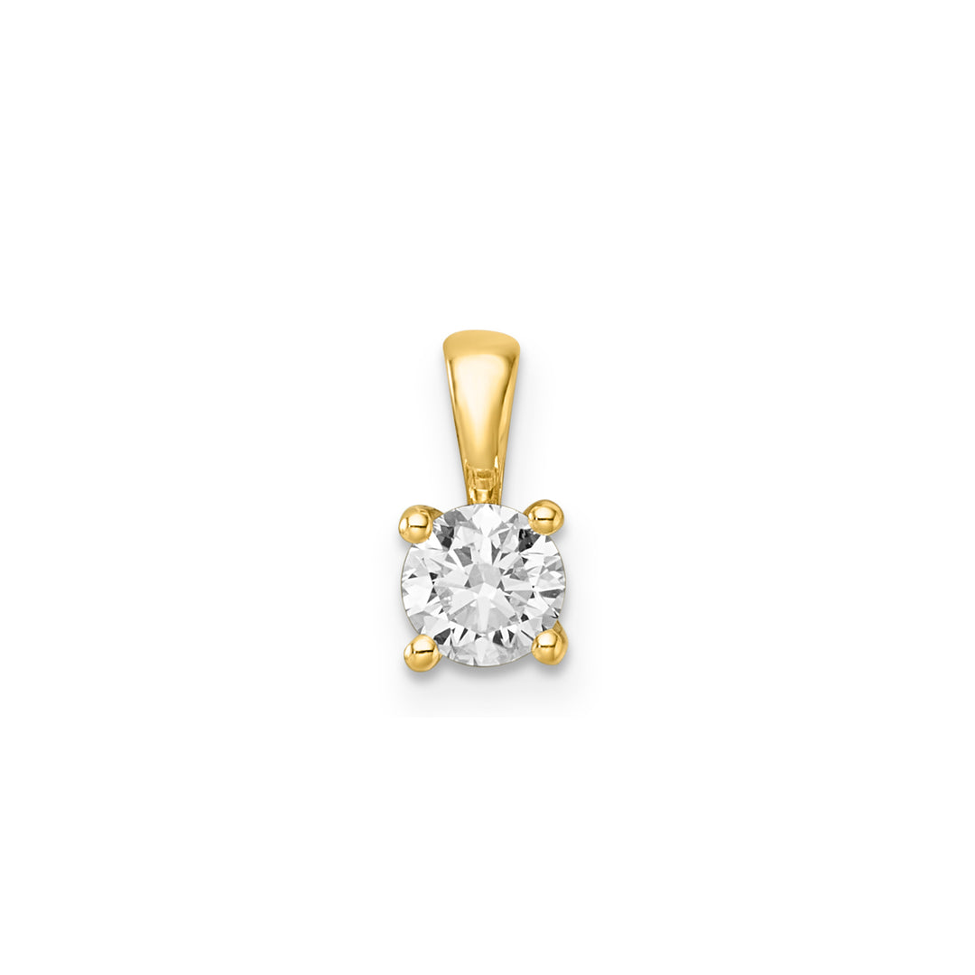 0.50ct Lab Grown Diamond Pendant in 9K Yellow Gold | The Jewellery Boutique