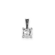 0.75ct Lab Grown Diamond Pendant in 9K White Gold | The Jewellery Boutique