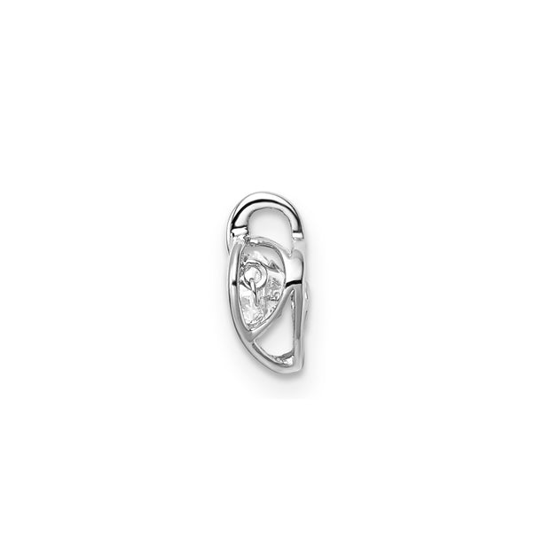 0.25ct Lab Grown Diamond Pendant in 9K White Gold | The Jewellery Boutique