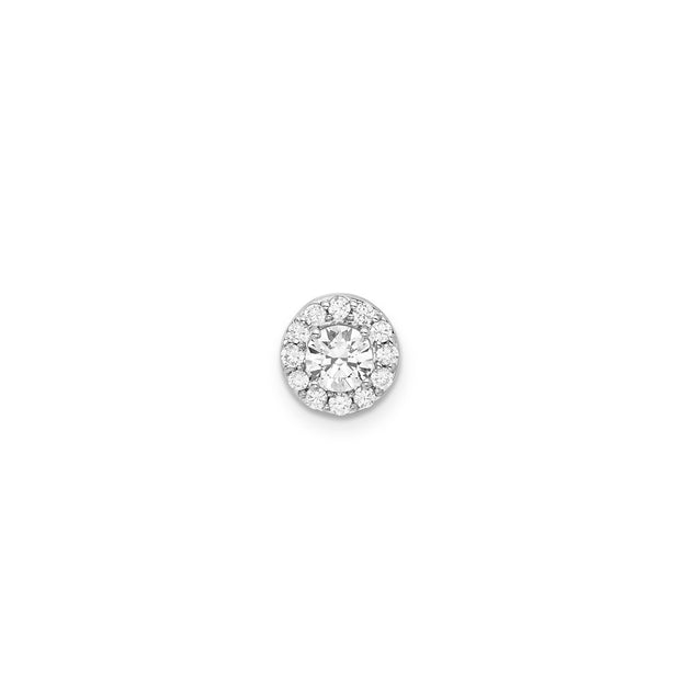 0.50ct Lab Grown Diamond Pendant in 9K White Gold | The Jewellery Boutique