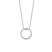 0.33ct Lab Grown Diamond Pendant in 9K White Gold | The Jewellery Boutique