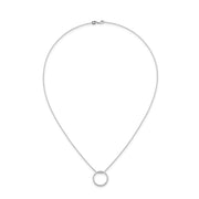 0.33ct Lab Grown Diamond Pendant in 9K White Gold | The Jewellery Boutique