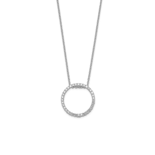 0.33ct Lab Grown Diamond Pendant in 9K White Gold | The Jewellery Boutique