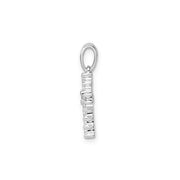 0.10ct Lab Grown Diamond Pendant in 9K White Gold | The Jewellery Boutique