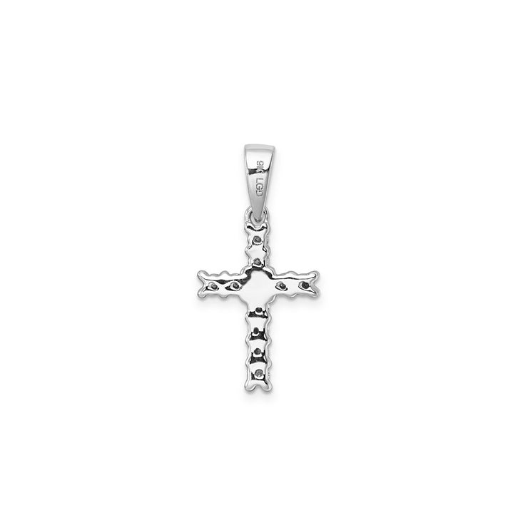 0.10ct Lab Grown Diamond Pendant in 9K White Gold | The Jewellery Boutique