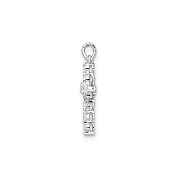 0.40ct Lab Grown Diamond Pendant in 9K White Gold | The Jewellery Boutique