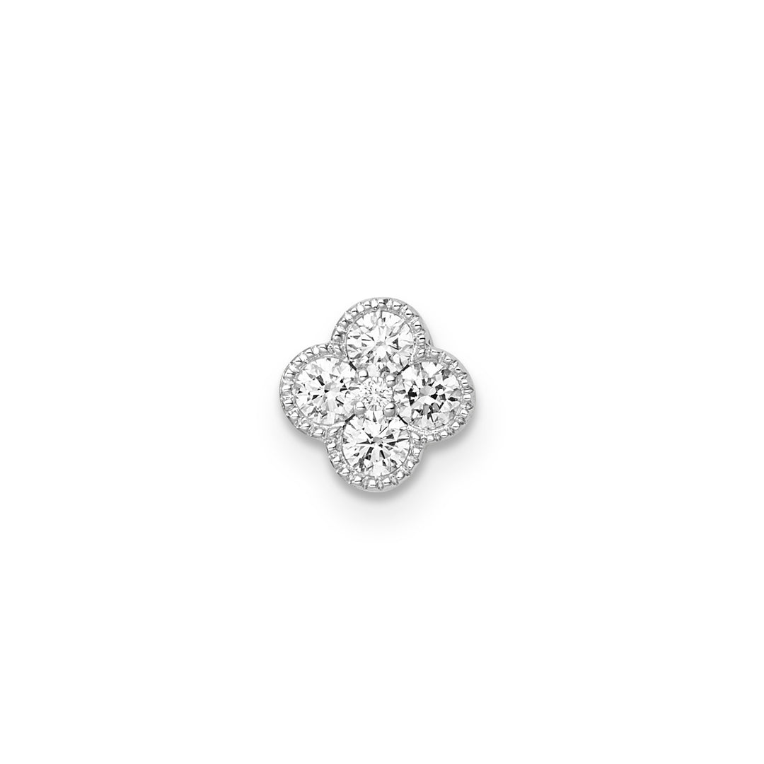 0.25ct Lab Grown Diamond Pendant in 9K White Gold | The Jewellery Boutique