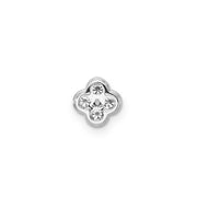 0.25ct Lab Grown Diamond Pendant in 9K White Gold | The Jewellery Boutique