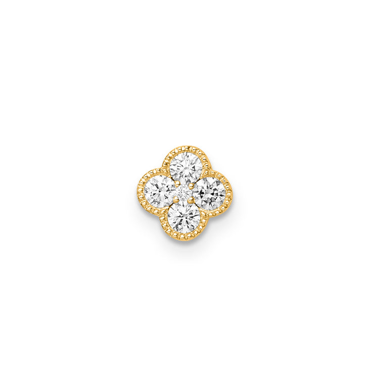 0.25ct Lab Grown Diamond Pendant in 9K Yellow Gold | The Jewellery Boutique