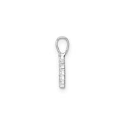 0.14ct Lab Grown Diamond Pendant in 9K White Gold | The Jewellery Boutique