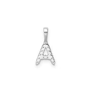 0.14ct Lab Grown Diamond Pendant in 9K White Gold | The Jewellery Boutique