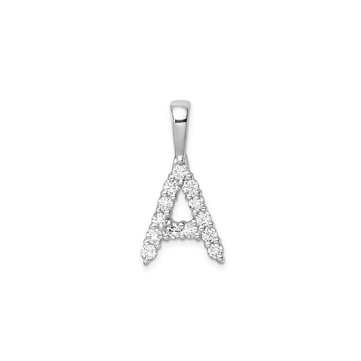 0.14ct Lab Grown Diamond Pendant in 9K White Gold | The Jewellery Boutique