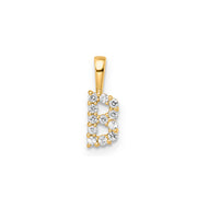 0.12ct Lab Grown Diamond Pendant in 9K Yellow Gold | The Jewellery Boutique