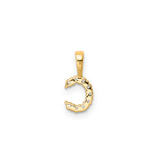 0.09ct Lab Grown Diamond Pendant in 9K Yellow Gold | The Jewellery Boutique