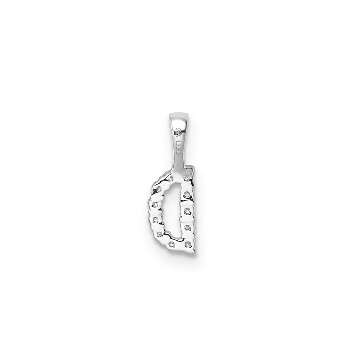 0.10ct Lab Grown Diamond Pendant in 9K White Gold | The Jewellery Boutique