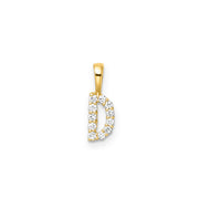 0.10ct Lab Grown Diamond Pendant in 9K Yellow Gold | The Jewellery Boutique