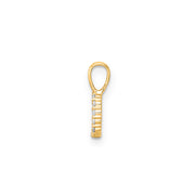 0.10ct Lab Grown Diamond Pendant in 9K Yellow Gold | The Jewellery Boutique