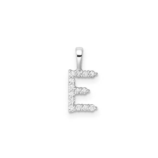 0.14ct Lab Grown Diamond Pendant in 9K White Gold | The Jewellery Boutique