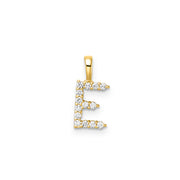 0.14ct Lab Grown Diamond Pendant in 9K Yellow Gold | The Jewellery Boutique