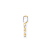 0.14ct Lab Grown Diamond Pendant in 9K Yellow Gold | The Jewellery Boutique